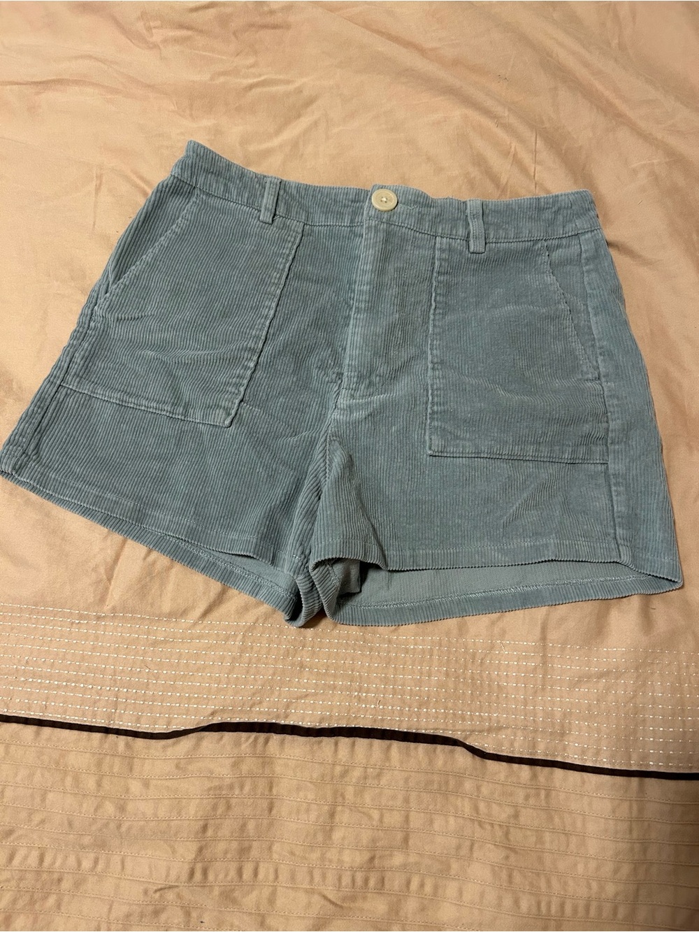 Corduroy High-Rise Shorts